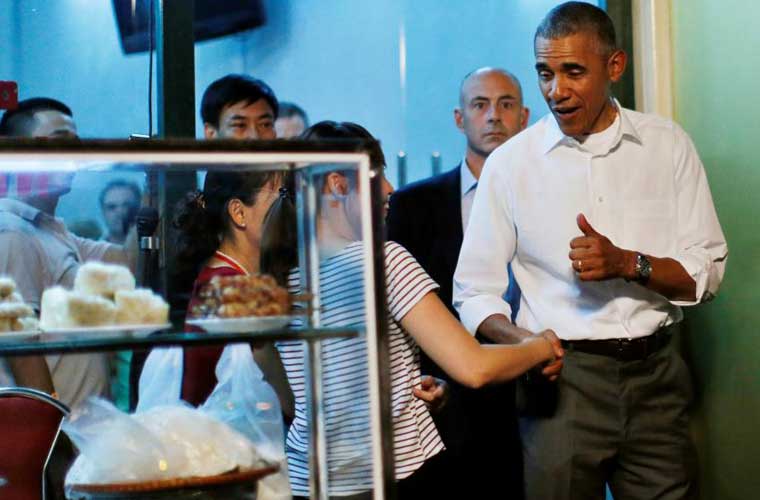 Loạt ảnh Tổng thống Obama ở Việt Nam trên Reuters